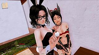 Visual novel and walkthrough of Harem Hotel 171