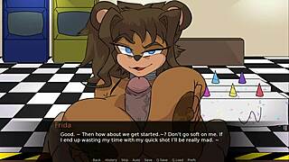 soft pillowy boobs around me in fnaf porn game boobjob compilation! 😜