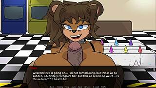 soft pillowy boobs around me in fnaf porn game boobjob compilation! 😜