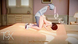 I lvoe this futanari sex game with blowjob and anal!