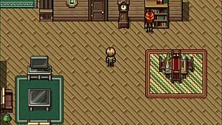 watching this porn with a big-titted milf in the hentai game zombies retreat part 5