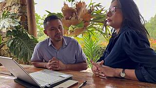 My horny boss screws me pregnant to keep my job, part 1