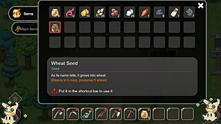 big tits bouncing in the ranch stable during village rhapsody game