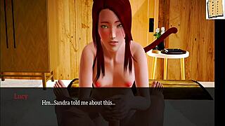 Tell me, how does that monster cock stretch your tight teen ass in our anime family game?