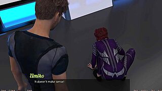 blonde virgin catches me with step sister in space