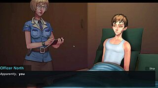 Taffy Tales part 2 shows a fat teacher with big tits in hentai game action