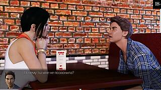 I flash my big tits during this exciting massage and masturbation session with Anna