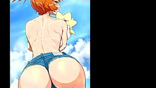 misty from pokemon stars in a rule 34 compilation