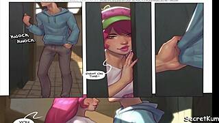 Hooters girls in strawberry short cake parody get naughty