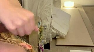 Bride of Chucky lookalike gets wild in homemade deepthroat action. Panties off for raw fun.