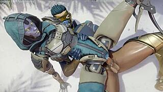 Apex Legends SFM animation with Loba in 4K UHD