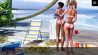 Beautiful anime porn with big tits and cunilingus