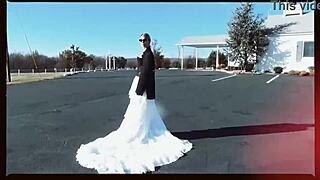 wedding bride seduces groom on oklahoma farm