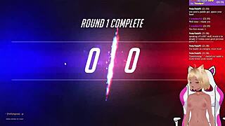 Vtuber Lewdneko Plays Overwatch and Gets Spanked in Hentai Anime Part 1