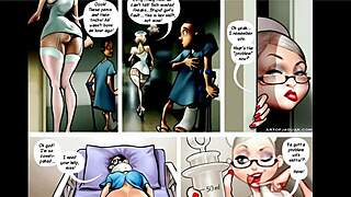 Night nurse cartoon comics bring hentai excitement with detailed scenes and group action.
