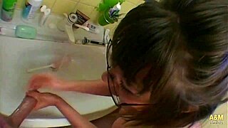 A mature and beautiful French woman with large breasts enjoys performing porn