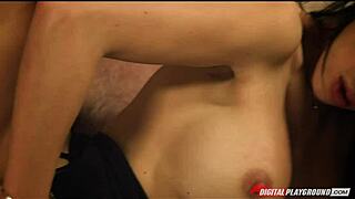 Yo, busty Asian Katsuni craves rough pounding from her man!