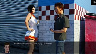 I flash my big tits during this exciting massage and masturbation session with Anna