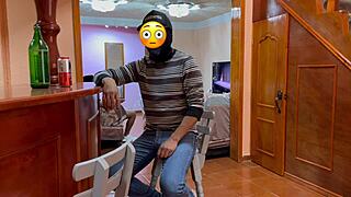 I fucked my neighbor's boyfriend and he satisfied my ass desires secretly in mexican amateur sex