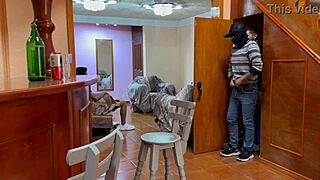 I fucked my neighbor's boyfriend and he satisfied my ass desires secretly in mexican amateur sex