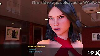 flirting with the boss in this hentai game at work