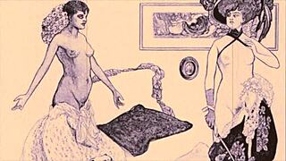 I’m obsessed with these vintage erotic cartoon sketches