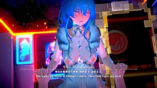 Goddess Rides Sex Machines to Orgasm and Creampie