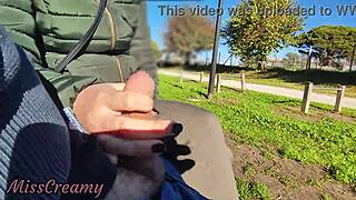 Public park frolic leads to hidden cam sex with stepdaughter