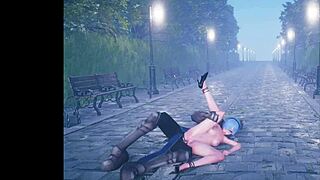 cute anime girl dances seductively and gets fucked in hentai part 2