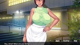 Caught Fapping to My Stepmom's Friend in Hentai Scene