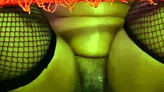 Anime girl toys her big ebony ass