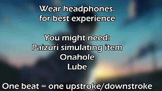 Yelan guides edging orgasm in hentai jerk off instructions