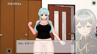 Neighbor Girlfriend Undresses In Rock-Paper-Scissors Game With Hentai Crossdressing Friend