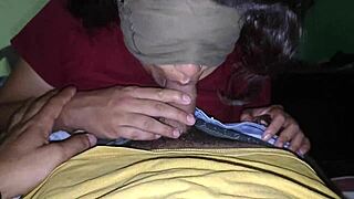 Hot Indian girl gives blow job to her teacher with much passion