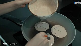 A beautiful woman gets a deep throat and cowgirl pleasure with her partner in the morning