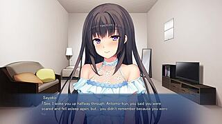 Secret sucking under the desk in stay home episode 2