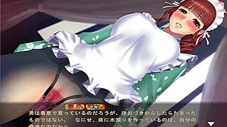 Maid-san and Boin Game Hozuki Scene 2 English