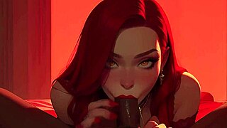 My Neighbor's Wife's Second Job: Milf Blowjob Bbc Pov In 3d Hentai Anime.