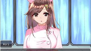hey, wanna build a relationship with this busty nurse-dreaming girl?
