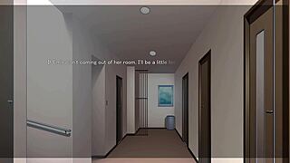 Secret sucking under the desk in stay home episode 2