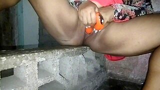 Boss comes in and catches her masturbating while waiting