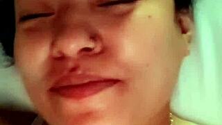 I came on my stepmom's long hair, and she didn't mind! 😏