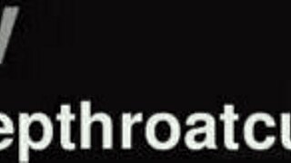 Army girl, take this rough throat fuck right now