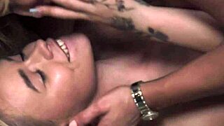 Skinny blonde teens get wet and wild with busty MILF