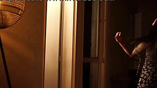 Amateur couple gets hot and steamy with a sexy striptease and oil massage