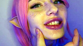 Intense first blowjob scene with mykinkydope teen girl