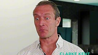 stunning blonde gives wet nuru massage to client