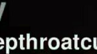 Army girl, take this rough throat fuck right now