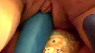 Face down and spread open for close-up view