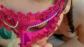 Alena plays with dildo in bathroom